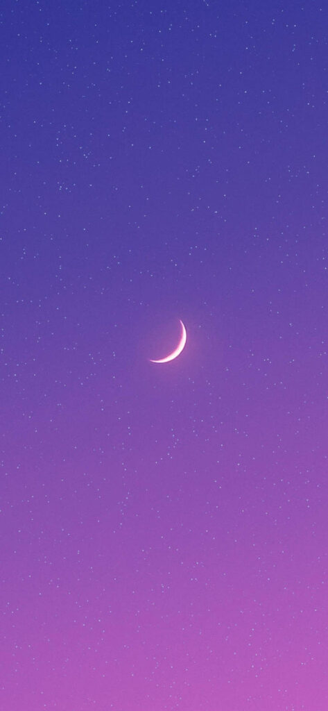 Purple moon PFP deep violet glow