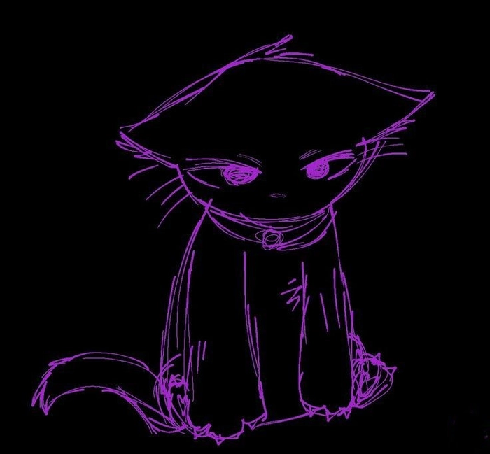 purple pfp aesthetic anime girl lavender hair glow
