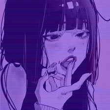 purple pfp aesthetic girl pinterest layered scrapbook