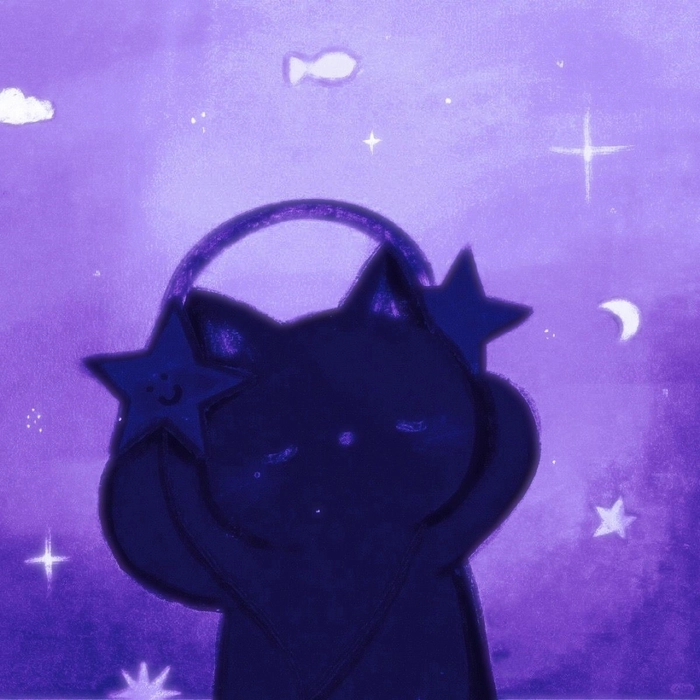 purple pfp background ideas minimal pattern stars