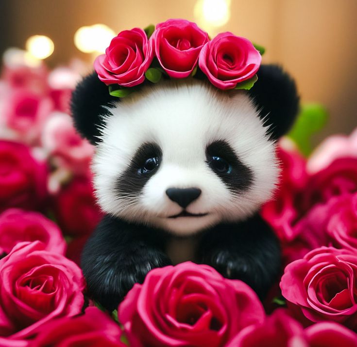 Aesthetic red panda PFP with warm lighting and earthy tones