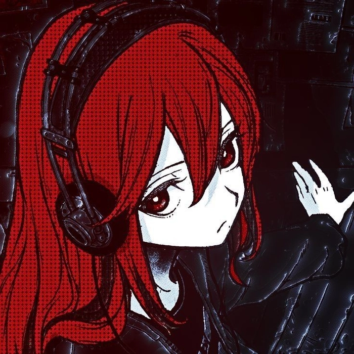 Feminine red PFP aesthetic with warm glow and soft crimson highlight