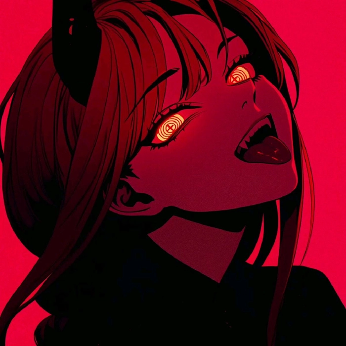 Red PFP aesthetic Pinterest style with balanced composition and soft color grading