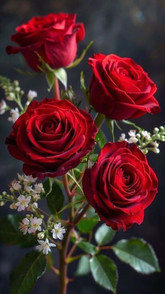Close-up rose flower avatar with intricate petal layers for any platform