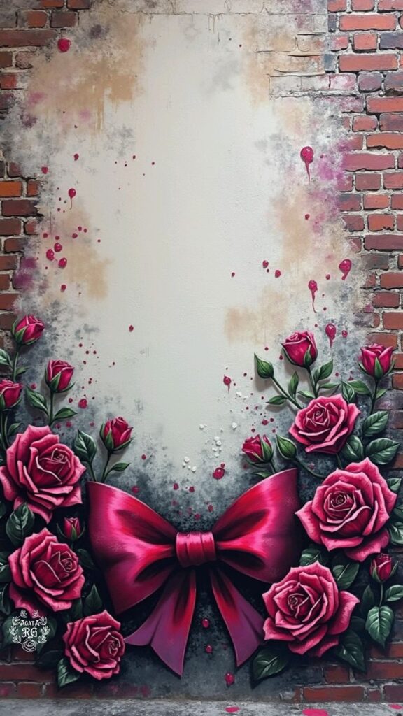 Rose avatar with minimalist white border frame for clean visual focus