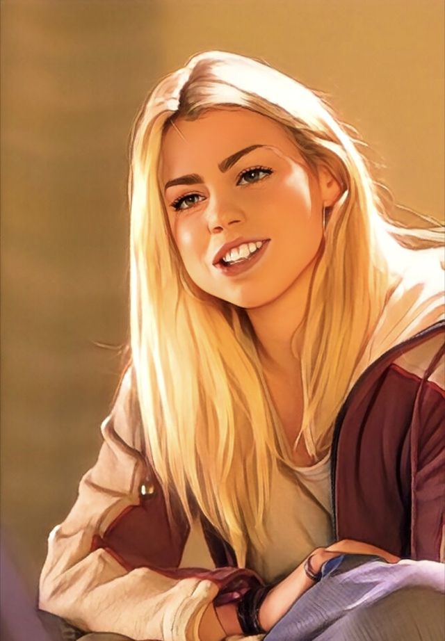 Doctor Who Rose Tyler profile picture with nostalgic sci-fi fandom aesthetic