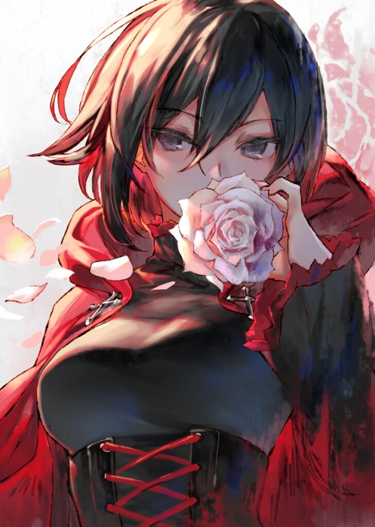 Ruby Rose profile picture with androgynous fashion aesthetic and dramatic lighting