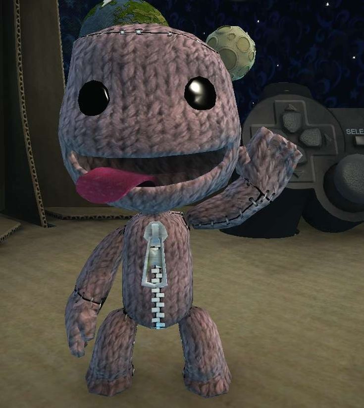 Funny Sackboy meme profile picture with relatable humor editing