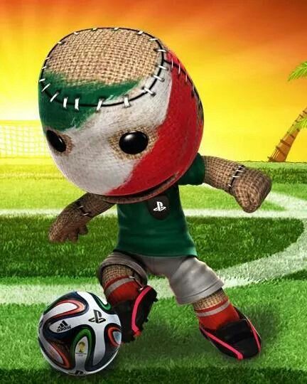Sackboy dinosaur PFP in green costume with playful cartoonish styling
