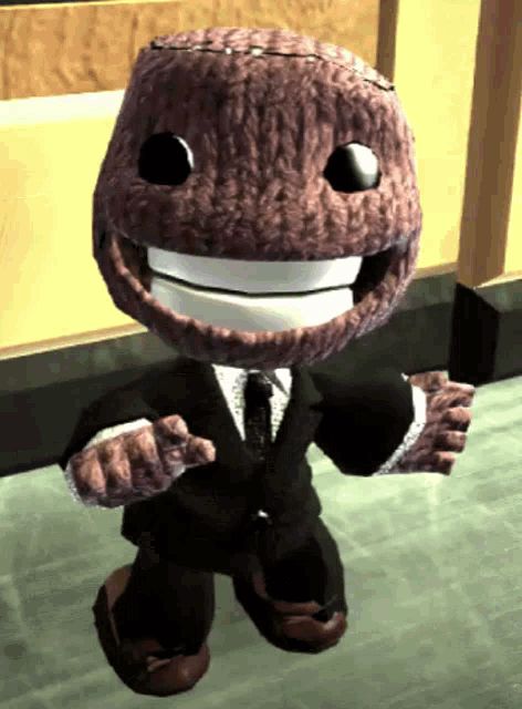 Custom Sackboy PFP maker style with unique outfit and personalized accessories
