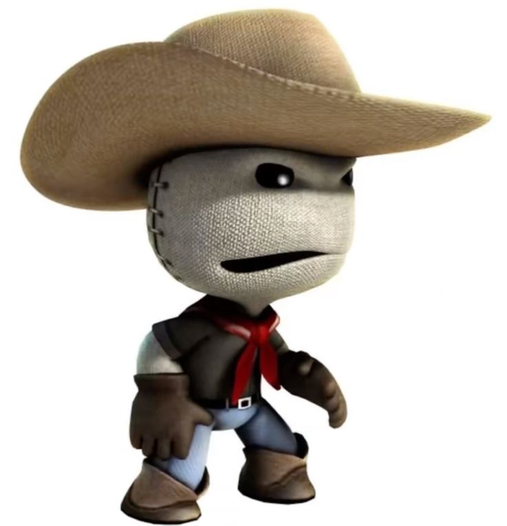 Sackboy PFP soccer theme with energetic sports styling