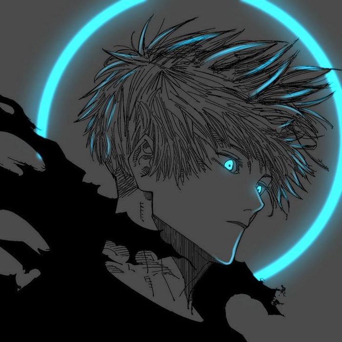 4K Satoru Gojo PFP with crisp lighting effects and background depth