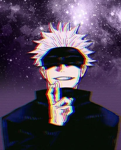 Animated Satoru Gojo GIF PFP with subtle motion loop