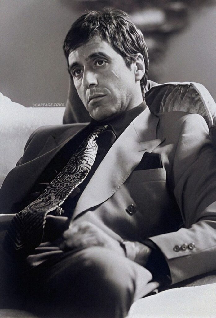PlayStation 5 Scarface profile picture with strong contrast and minimal background