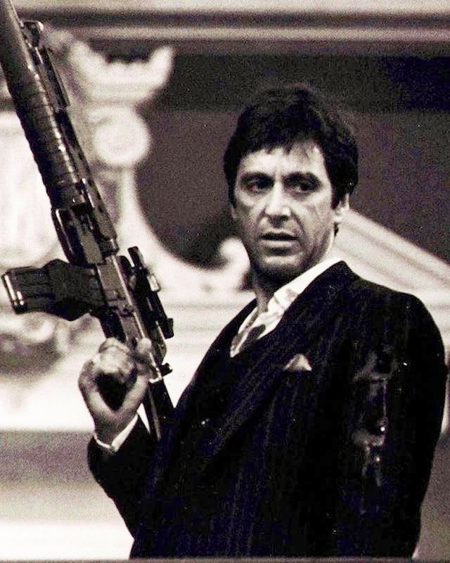 Scarface The World Is Yours PFP with motivational typography and dark tones