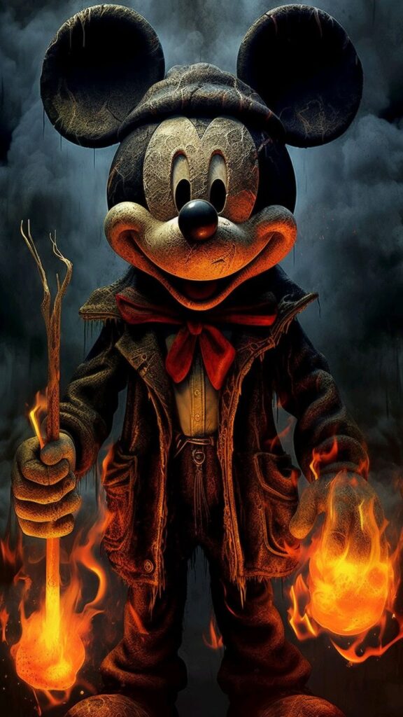 Scary Mickey Mouse TikTok PFP viral horror edit