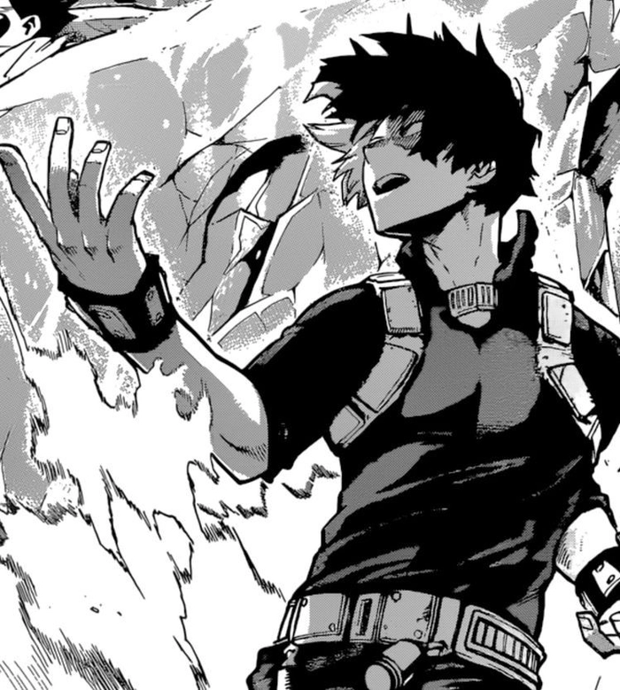 Shoto Todoroki black and white PFP monochrome portrait