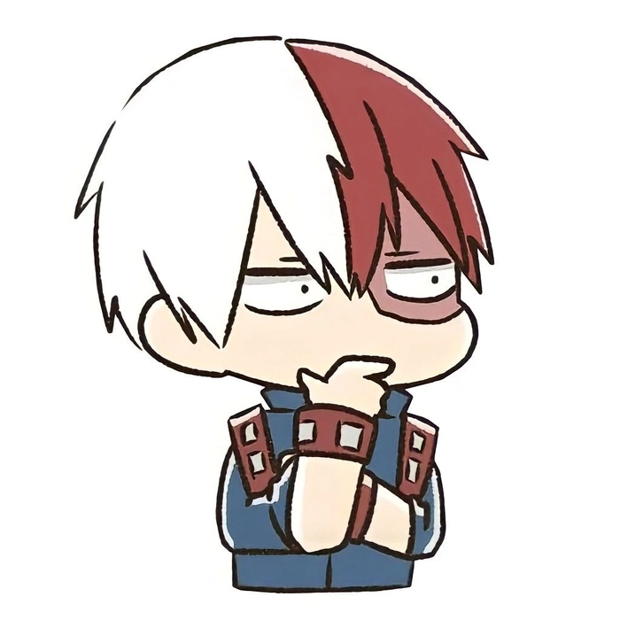 Todoroki PFP idea with sparkle overlay and custom crop