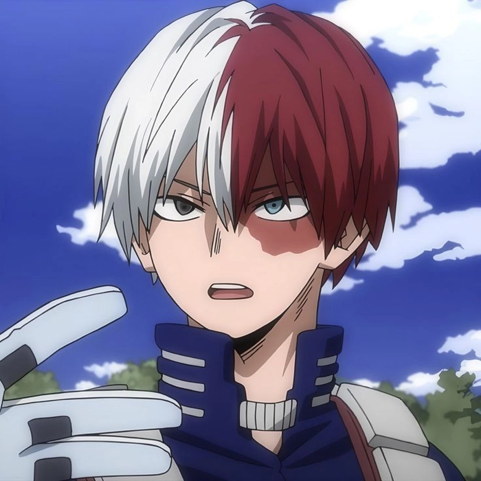 Todoroki cute picture candid relaxed pose