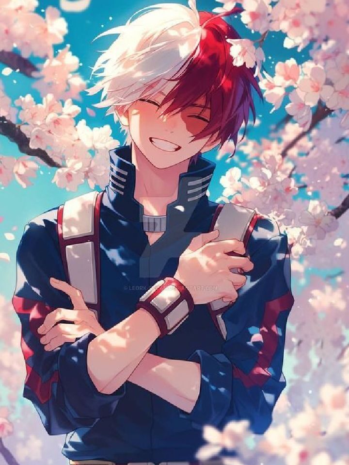 Rare Todoroki smile profile picture gentle expression