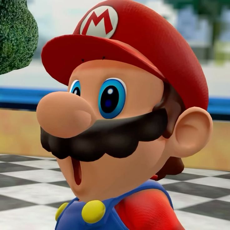 SMG4 series Mario profile picture meme