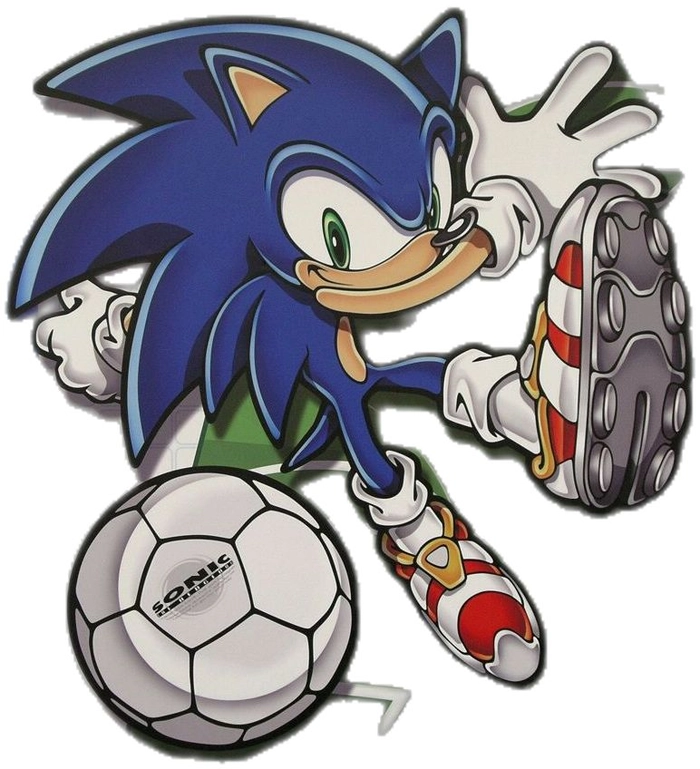 Sonic PFP aesthetic with muted pastel tones and soft blur
