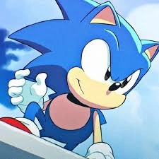Sonic the Hedgehog cool PFP with classic pose and balanced lighting