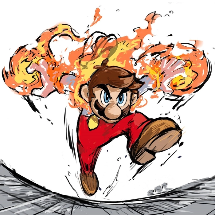 Super Mario PFP classic game art