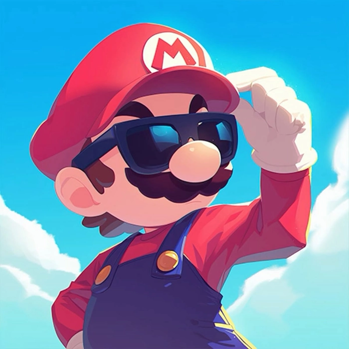Super Mario avatar official game render