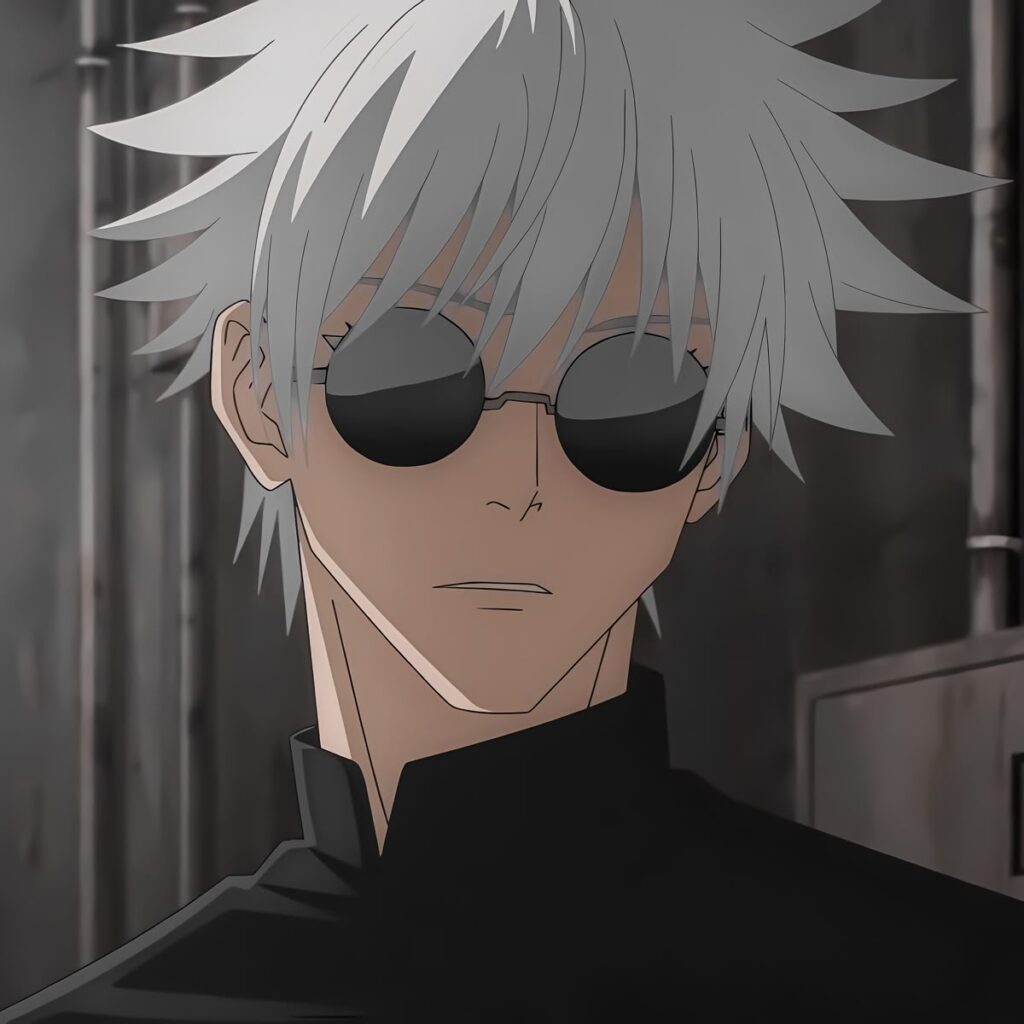 Teen Satoru Gojo PFP showing younger character design with softer energy