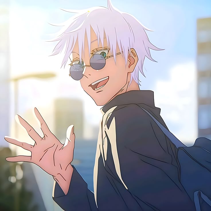 Teen Gojo Satoru profile picture with lighter and more relatable mood