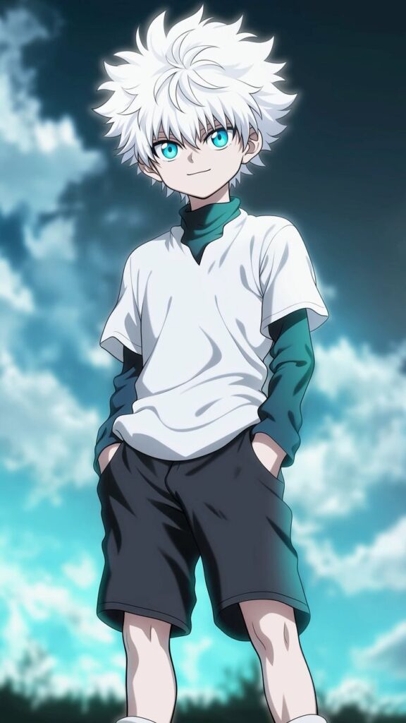 Best Killua 4K aesthetic PFP with rich color, sharp detail, and intentional composition