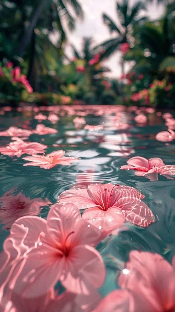 Trending aesthetic flower PFP with vintage filter and retro analog color grading
