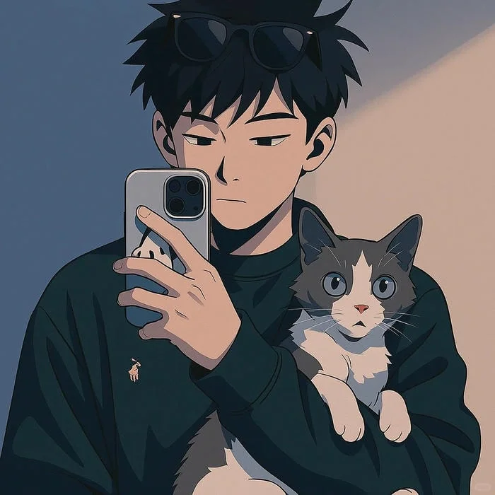 Tuff anime PFP 4K ultra sharp with detailed shading and crisp linework