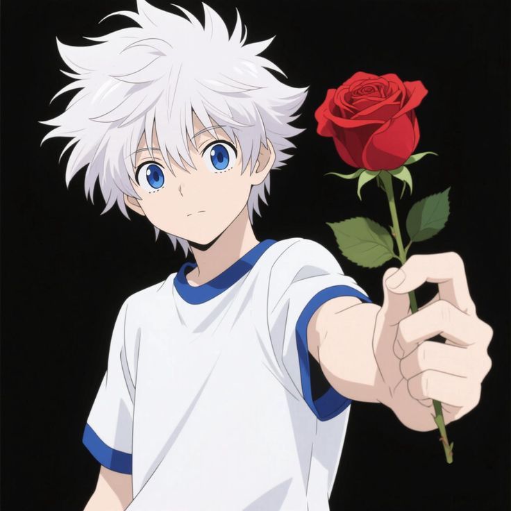 Tuff Killua PFP with dark tones, intense expression, and powerful visual impact