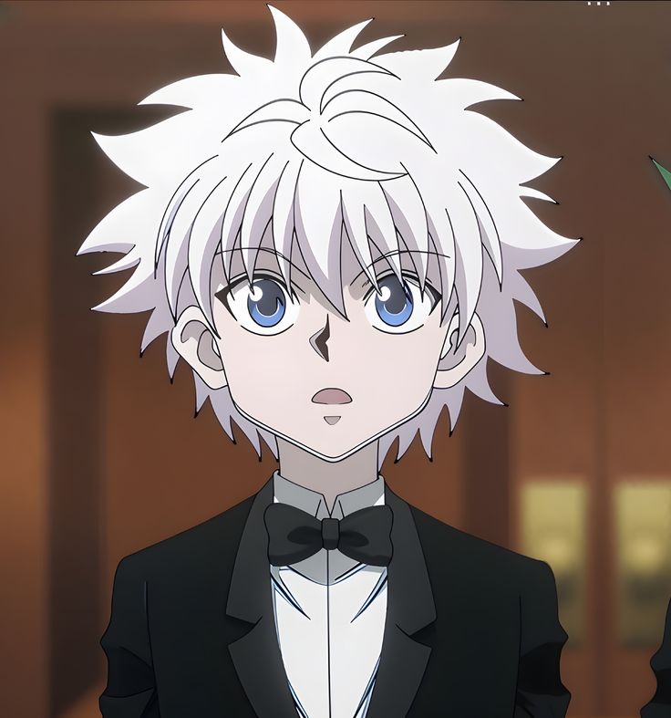 Tough Killua aesthetic PFP with heavy shadow and bold dominant energy