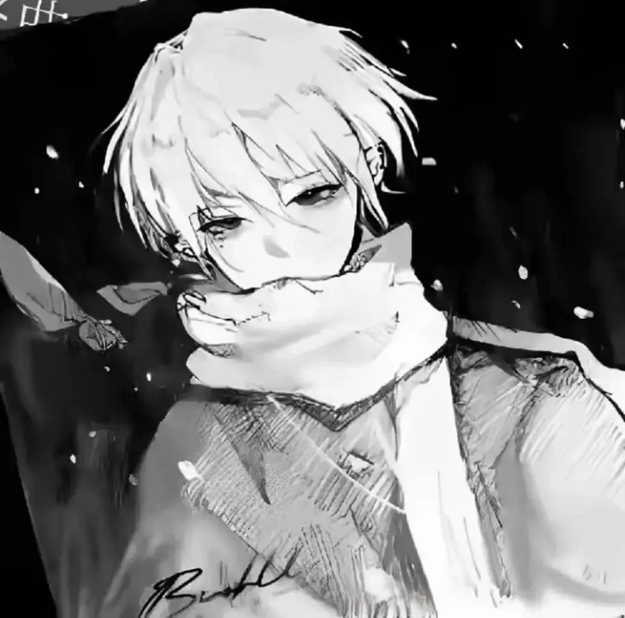White PFP aesthetic boy with muted streetwear and soft monochrome portrait