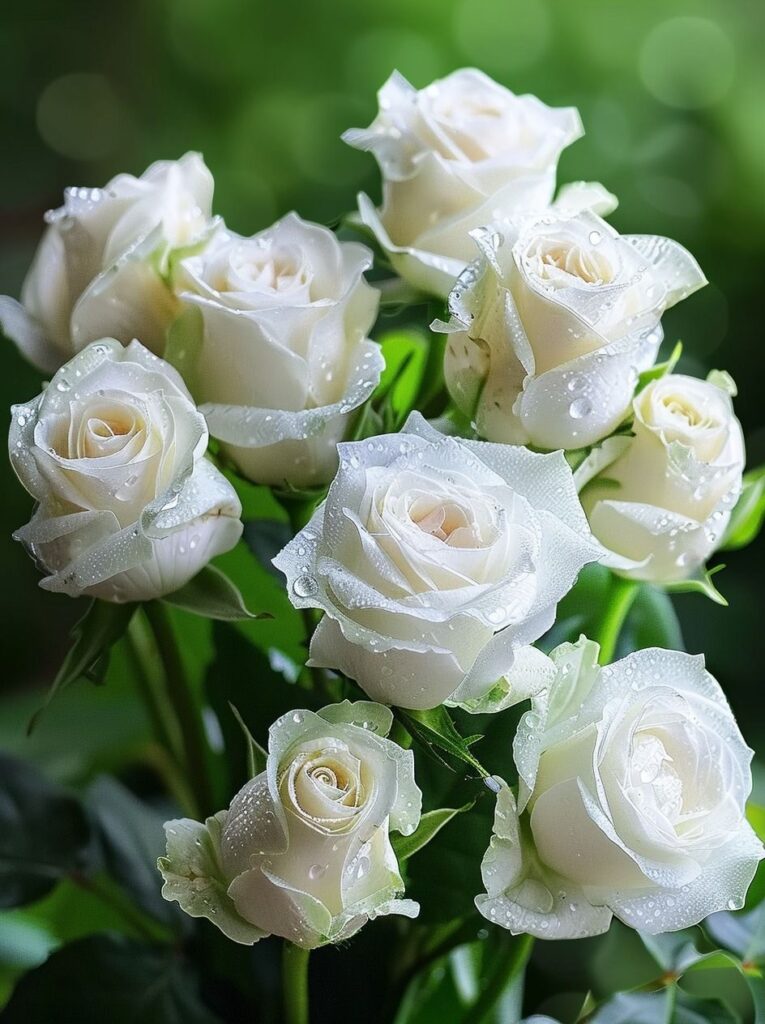 White rose PFP with soft petal texture and delicate natural lighting