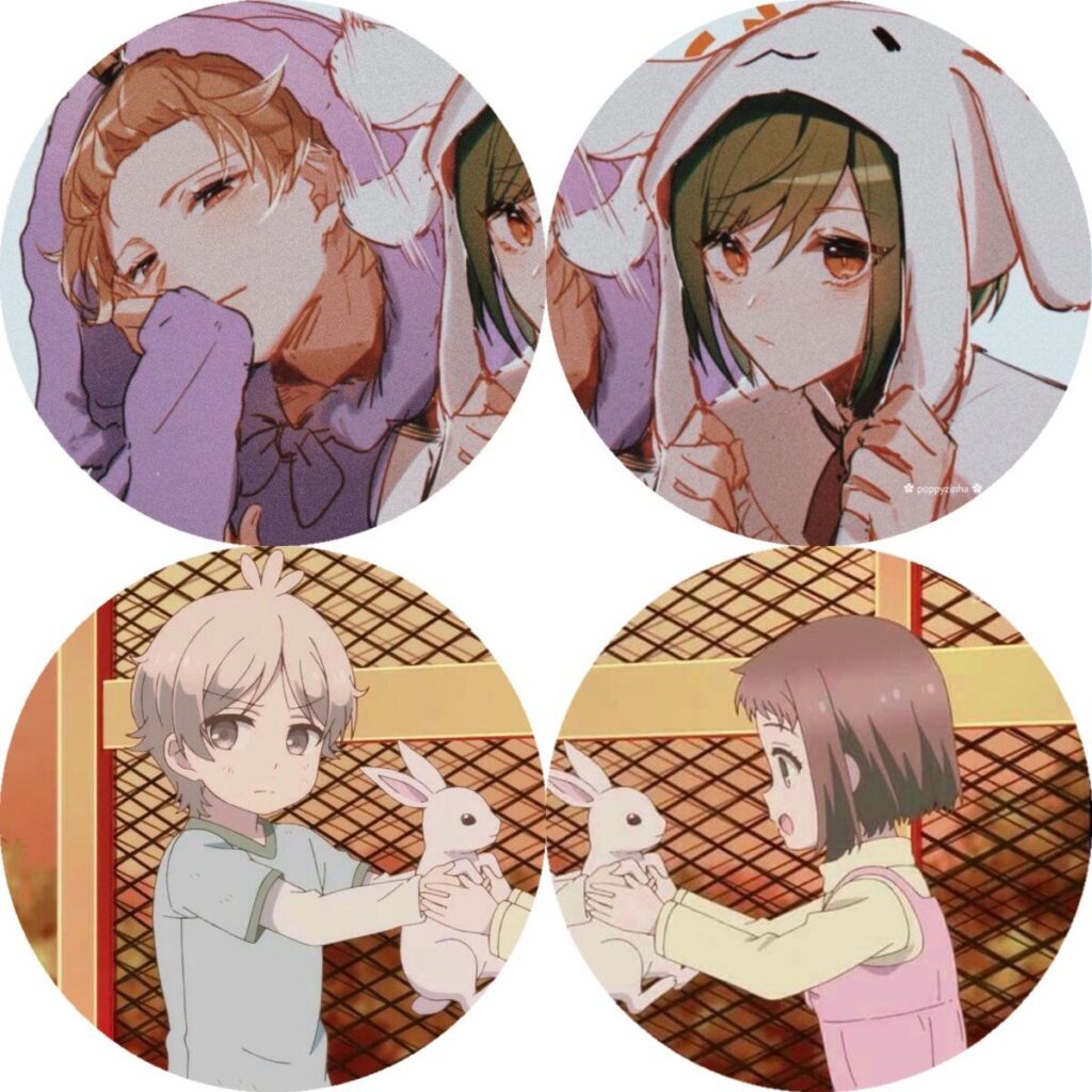 Cute matching PFP wallpaper style for romantic couple