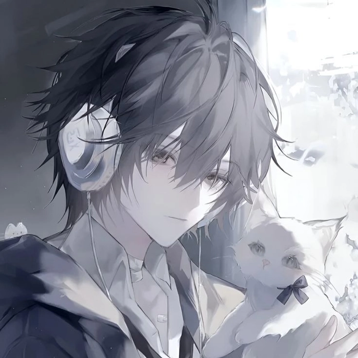 Y2K Discord PFP with chrome heart motif and glossy retro digital texture