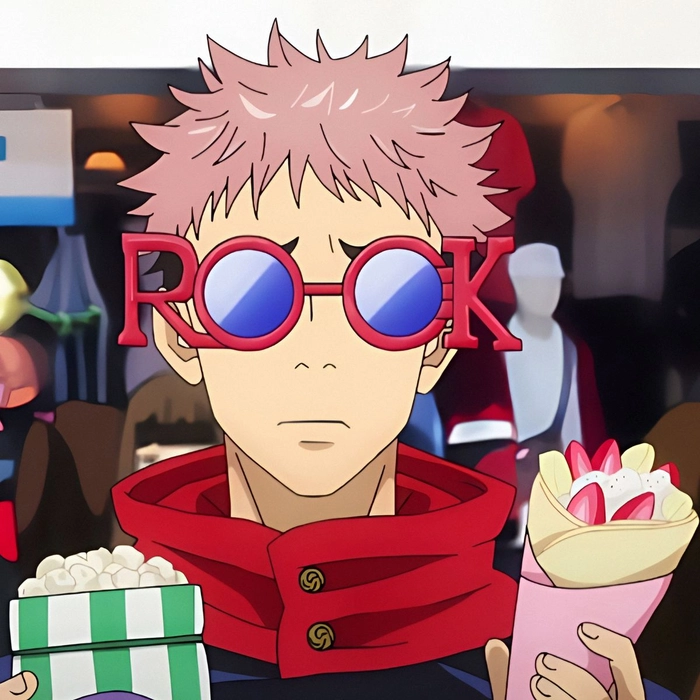 Yuji Itadori early chapter PFP youthful expression
