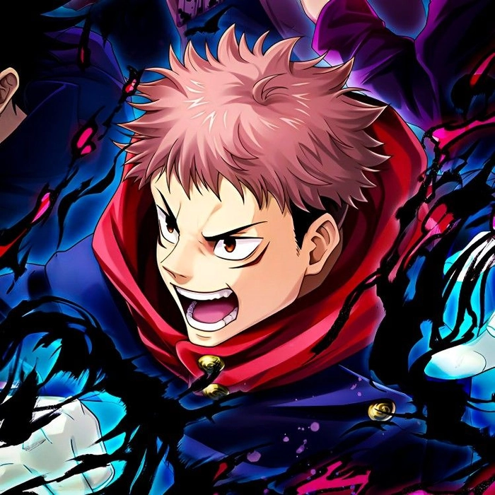 Yuji Itadori funny reaction PFP meme face crop