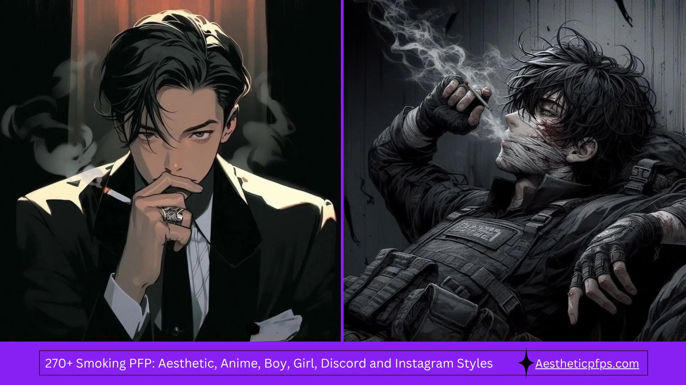 270+ Smoking PFP Aesthetic, Anime, Boy, Girl, Discord and Instagram Styles