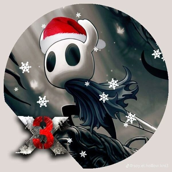 Hollow Knight Christmas profile picture festive