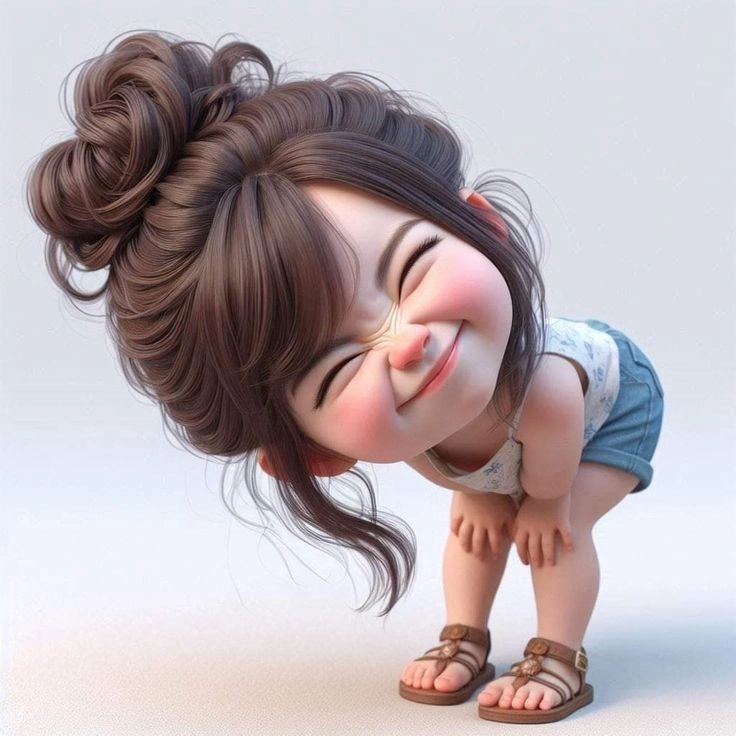 Funny girl PFP aesthetic design with humor