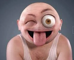 Funny Instagram profile picture clean composition