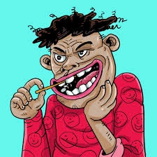 Funny meme profile picture with iconic expression