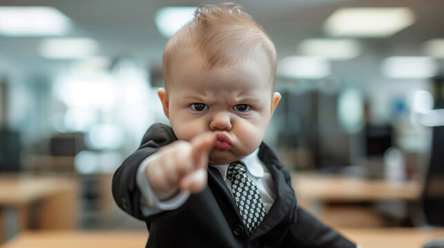 Funny work PFP clean background subtle expression