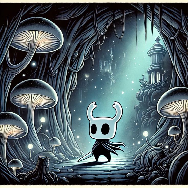 Bold Hollow Knight PFP for Discord servers