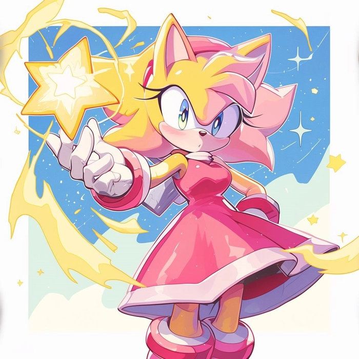 Amy Rose banner design for profile header use